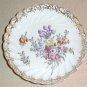 Beautiful hand painted Dresden floral pin tray, #2