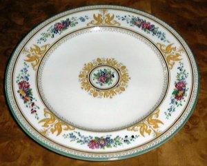 Older COLUMBIA Enameled Wedgwood Salad Plate