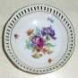 4" DRESDEN FLOWERS Pierced Dish by Schumann Bavaria Germany #3
