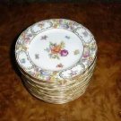 EMPRESS DRESDEN FLOWERS Scalloped Bread & Butter Plate by Schumann