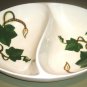 Oval Divided Vegetable Serving Bowl Metlox Poppytrail California Ivy