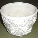 GLAZED  ROSE CACHE POT, PRETTY SHAPE, FLOWER POT