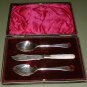 Mother of Pearl & Silver Cased Set Viner Sheffield England