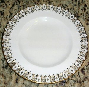English China Salad Plate Royal Crown Derby HERALDIC