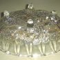 Vintage DELLA ROBBIA Oval Footed Fruit Bowl Pastel Flashed