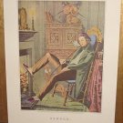 Currier & Ives Print SINGLE Victorian genre
