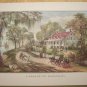 Currier & Ives Print HOME ON THE MISSISSIPPI River
