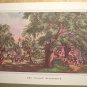 Currier & Ives Print THE VILLAGE BLACKSMITH Country