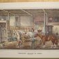 Currier & Ives Print TROTTING CRACKS AT HOME Horses