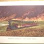 Currier & Ives Print PRARIE FIRES OF GREAT WEST Train