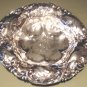 Elaborate Floral Repousse  on Decorative Sterling Bowl