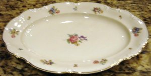 MAYFAIR Porcelain Medium Oval Serving Platter Hutschenreuther
