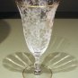 Cambridge WILDFLOWER Footed Goblet Iced Tea Glass