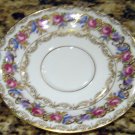 ELABORATE FLOWERS & GOLD VIENNA by ROSENTHAL SAUCER