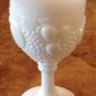Westmoreland DELLA ROBBIA White Milk Glass Water Goblet