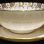 HERALDIC by Royal Crown Derby, English Bone China Cream Soup Cup & Saucer