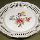 Vintage Bavaria Germany U.S. Zone Pierced Dessert Plate