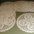 Early 20th Century Set of 8 Cluny Lace Placemats