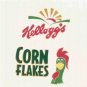 HAND PAINTED DECORATIVE FOOD LABEL CERAMIC TILE by TENNESSEE ARTIST, Kellog's corn flakes