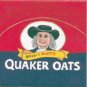 HAND PAINTED DECORATIVE FOOD LABEL CERAMIC TILE by TENNESSEE ARTIST, Quaker oats