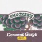 HAND PAINTED DECORATIVE FOOD LABEL CERAMIC TILE by TENNESSEE ARTIST, Smucker's Concord grape jam