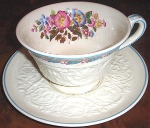 Wedgwood Patrician MORNING GLORY Cup & Saucer