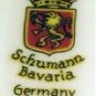 Schumann Dresden Flowers Pierced CHATEAU Dessert Pie Plate Bavaria Germany US Zone