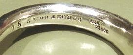 S Kirk & Son Co 925 Sterling Silver Repousse Round Handled Baby Spoon