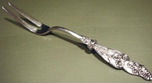 Reed & Barton Silver Plated Serving Olive Fork MINT