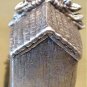 Vintage 1965 Collectible Thimble 1 Pewter Figural Owl & Clock
