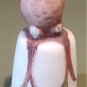 Vintage Figural Owl Thimble 2 Hand Painted Porcelain