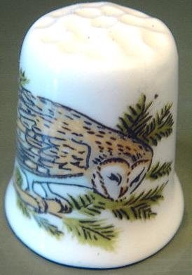 Vintage Thimble #8 Fine Bone China by SANDFORD England