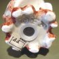 Pair Hand Painted Fitz & Floyd Seashell Salt & Pepper Shakers