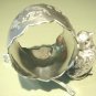 Antique Victorian Derby Silver Figural Napkin Ring Chick Egg Wishbone