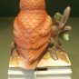 Royal Crown Ceramic Owl Music Box, Signed