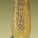 Vintage Crystal Bud Vase with Gold Overlay