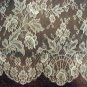 Vintage Ecru All Lace Tablecloth, Pieced Cloth #81