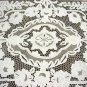 Outstanding Vintage HANDMADE ALL Needlepoint Lace Tablecloth, Cloth #98