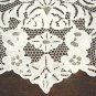 Outstanding Vintage HANDMADE ALL Needlepoint Lace Tablecloth, Cloth #98