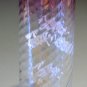 Early Tall Glass Vase Enamelled Daisy Flower Design