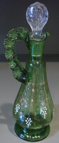 RARE EAPG Wine Carafe #2 with Applied Handle
