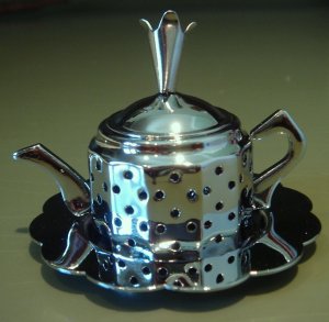 New Tea Infuser Teapot with Tray