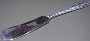 NARCISSUS National Silver Co SP Flat Butter Knife Spreader Flatware