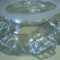 Outstanding Vintage Glass Globe Light Shade, Ruffled, Patterned