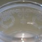 Outstanding Vintage Glass Globe Light Shade, Ruffled, Patterned