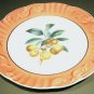 RARE Summer Fruits APRICOTS 10" DINNER Plate Mottahedeh Portugal