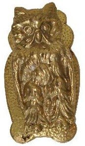 New Figural Solid Cast Brass Owl Clip Desk Accessory Great Gift
