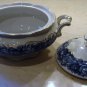 Schumann Bavaria HEIRLOOM Round Covered Vegetable Bowl Blue & White Transferware
