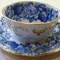 Schumann Bavaria HEIRLOOM Cup and Saucer Blue & White Transferware