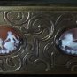 Fine Unique Vintage Purse Frame w/ 7 Hand Carved Cameos